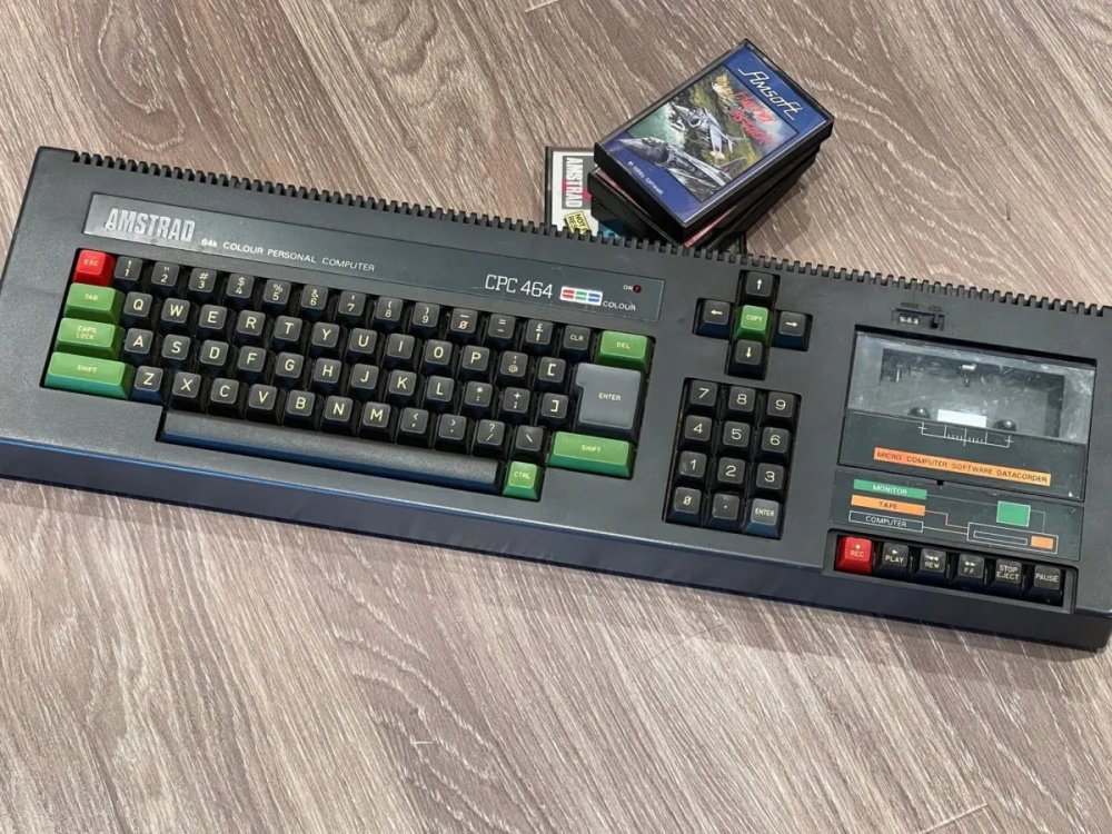 Amstrad CPC 464: Remember When the Cassette Player Was Built Into the Computer?