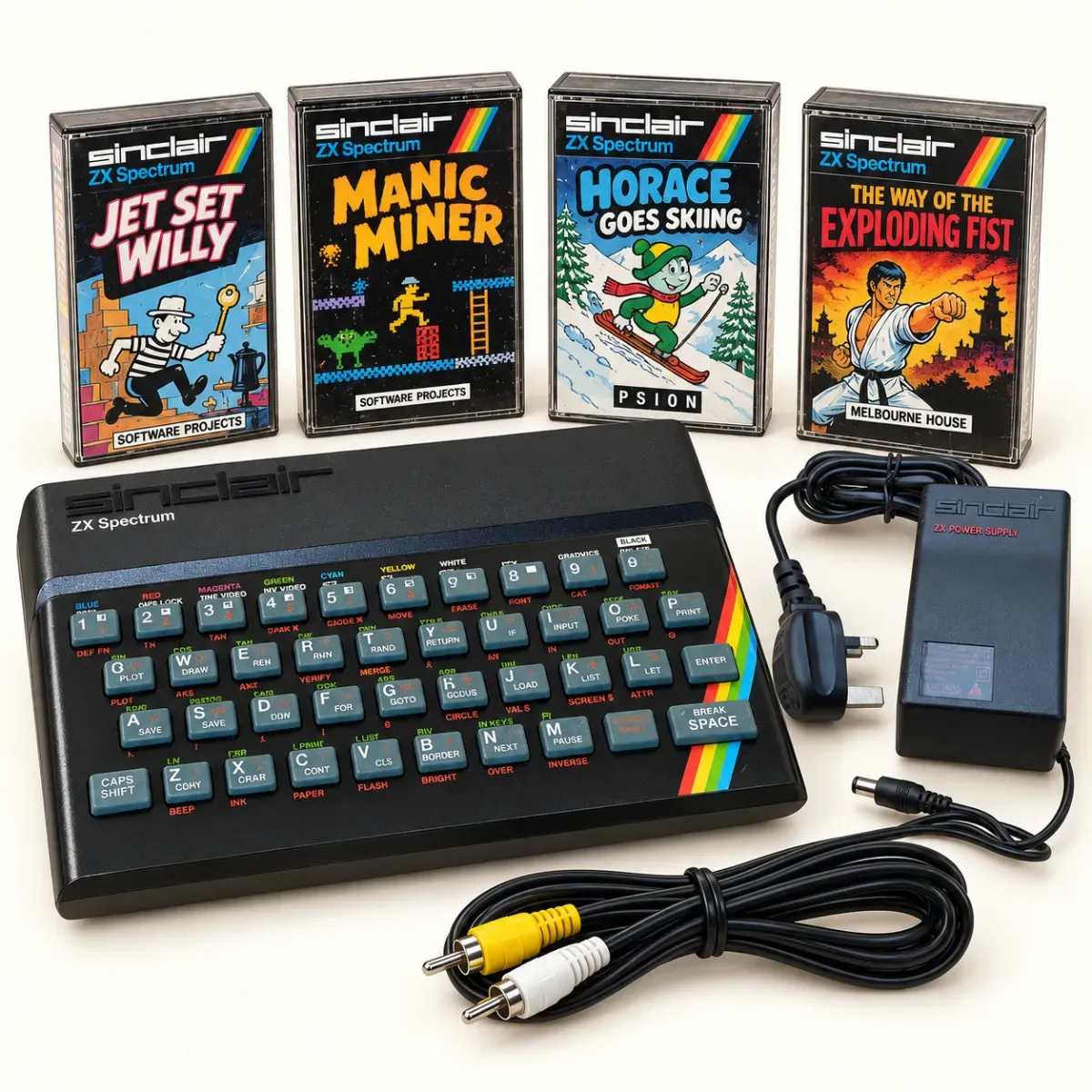 Win a Sinclair ZX Spectrum 48k with PSU and Cables